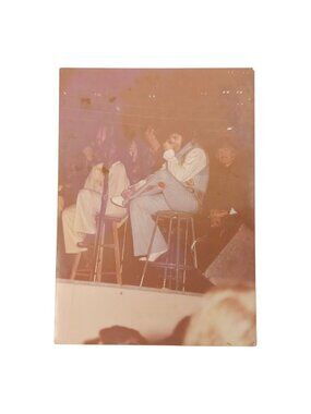 Elvis Presley 5x7 Photo Ron Wolfe Taking A Break Macon Georgia June 1 1977